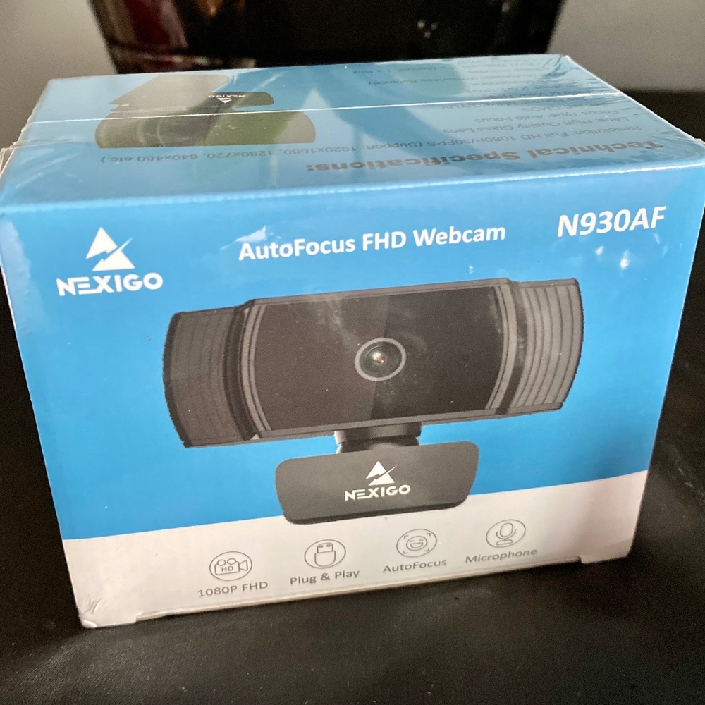 NEXIGO AutoFocus FHD Webcam N930AF